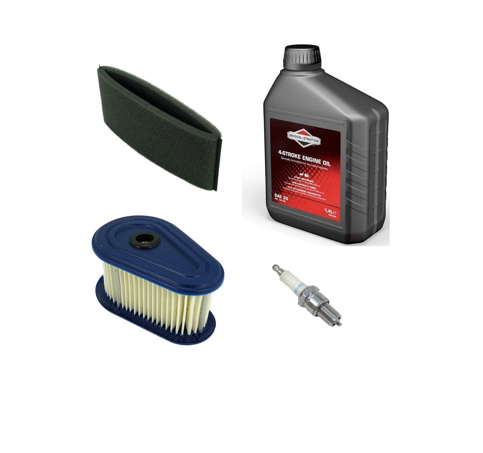 Hipa Air Filter/Pre Cleaner Fuel Filter Tune Up Kit for John Deere GT235 GT235E LTR166 LT166 LT170 LX288 SST16 SST18 Lawn Mower 