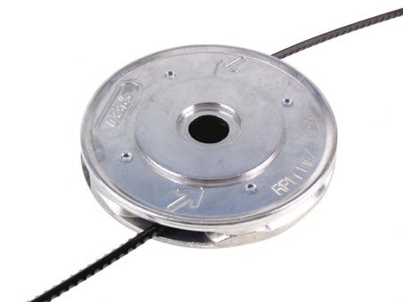 Metal outlet strimmer wire